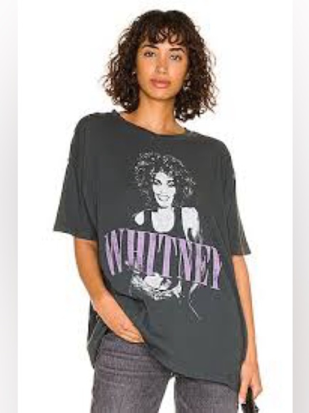 NEW DAYDREAMER WHITNEY HOUSTON FOR THE LOVE OF YOU MERCH TEE | LARGE